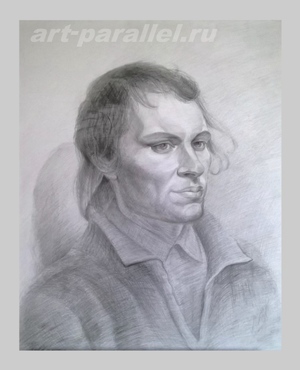 art-parallel.ru, портрет по фотографии, продажа картин, рисунок углём, картины маслом на холсте, портрет девушки маслом, интересные подарки, заказ картин в Москве, интерьерная живопись,
