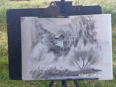 art-parallel.ru, пейзаж написанный акварелью, галереи, пастель, рисунок пейзажа, натюрморт, художник портретист, мастер-класс,