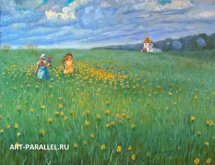 art-parallel.ru, лето, импрессионизм, акварель, галереи, портрет на заказ, живопись, мастер-класс по живописи, портрет по фото, подарок юбиляру, графический портрет,