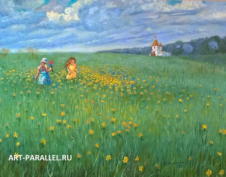 art-parallel.ru, лето, импрессионизм, акварель, галереи, портрет на заказ, живопись, мастер-класс по живописи, портрет по фото, подарок юбиляру, графический портрет,